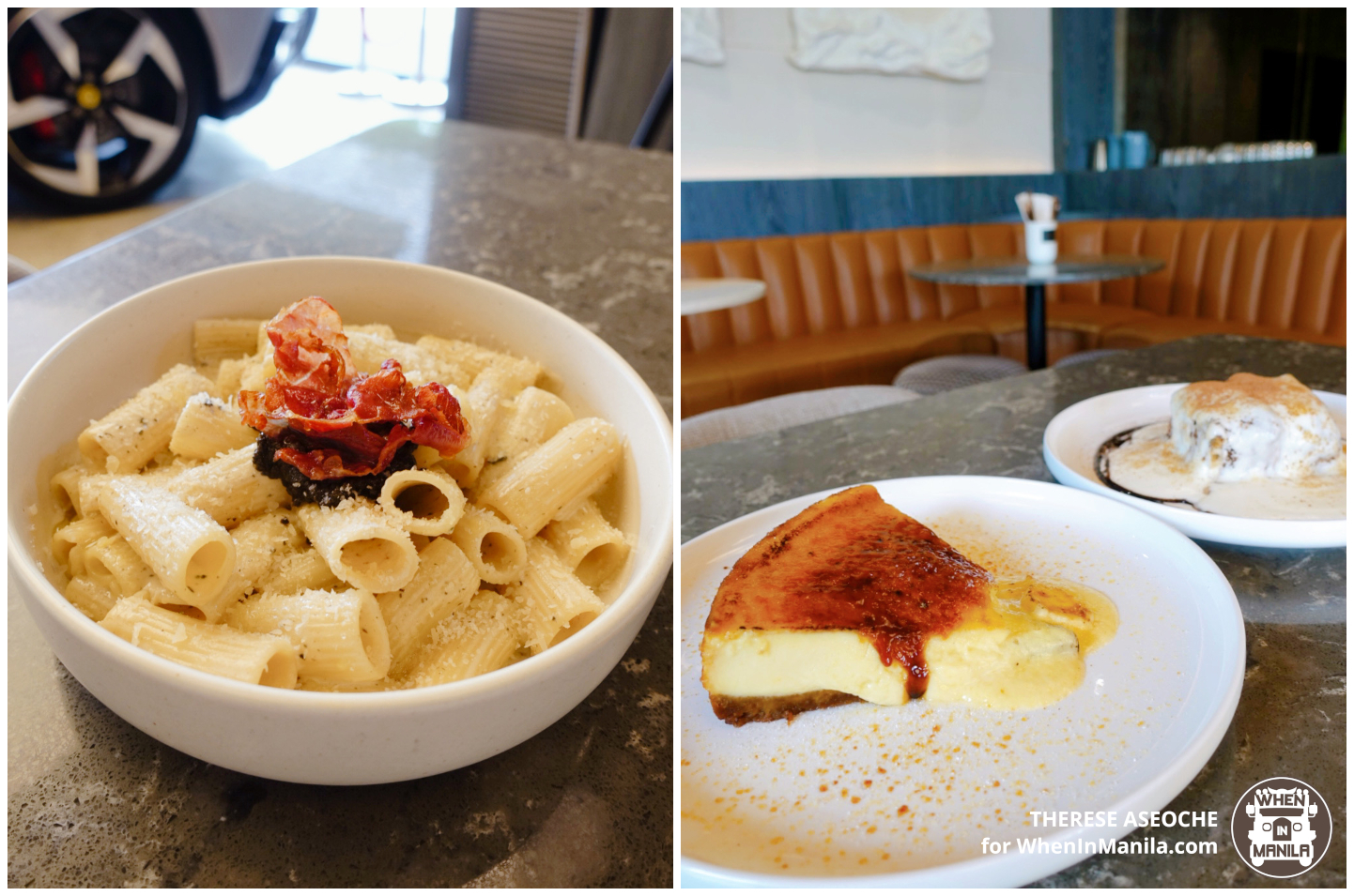 oliver's coffee bistro pasta cheesecake tiramisu