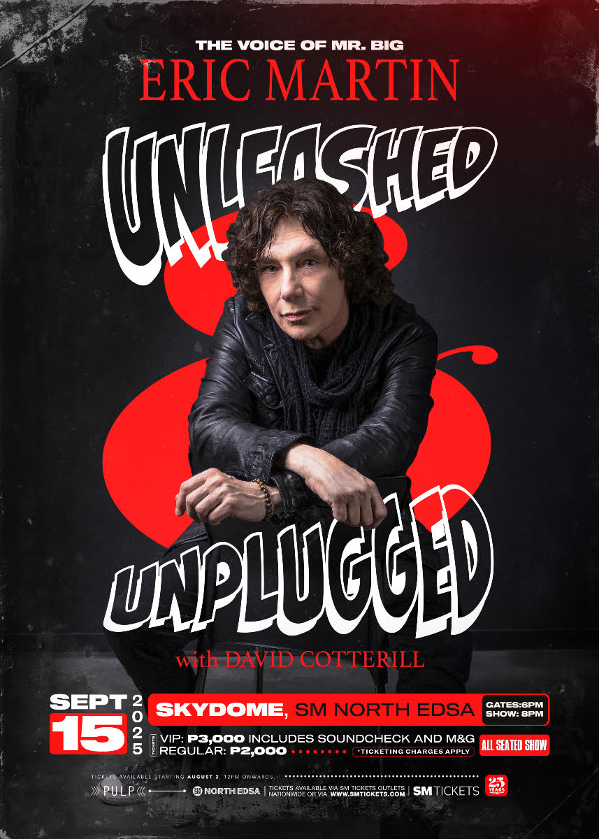 Mr. Big's Eric Martin to Hold Exciting Performance in Manila 2 Eric Martin