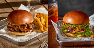 Gordon Ramsay's Lechon Burger and Hell Kitchen's Burger