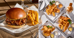 Home 11 Gordon Ramsay's Lechon Burger and Fish & Chips