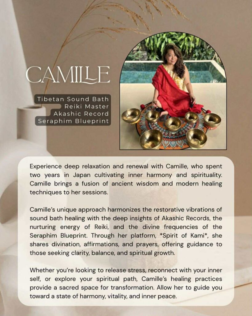 Find Your Stillness at KALMA: A Day of Holistic Wellness in Makati 2 Camille Profile