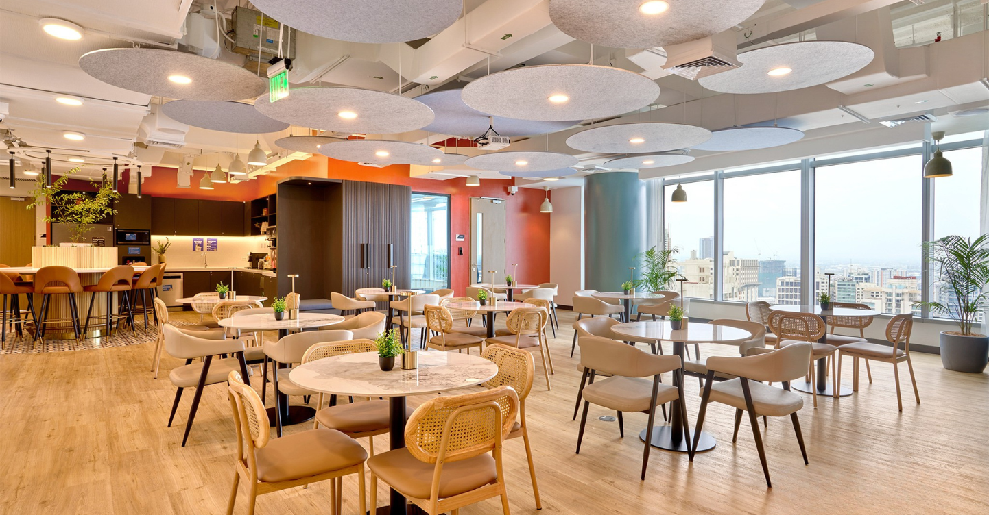 KMC Solutions and Filinvest Land Team Up for the Launch of FLX at PBCom Tower 2 FLX PBCom Tower - Coworking Area
