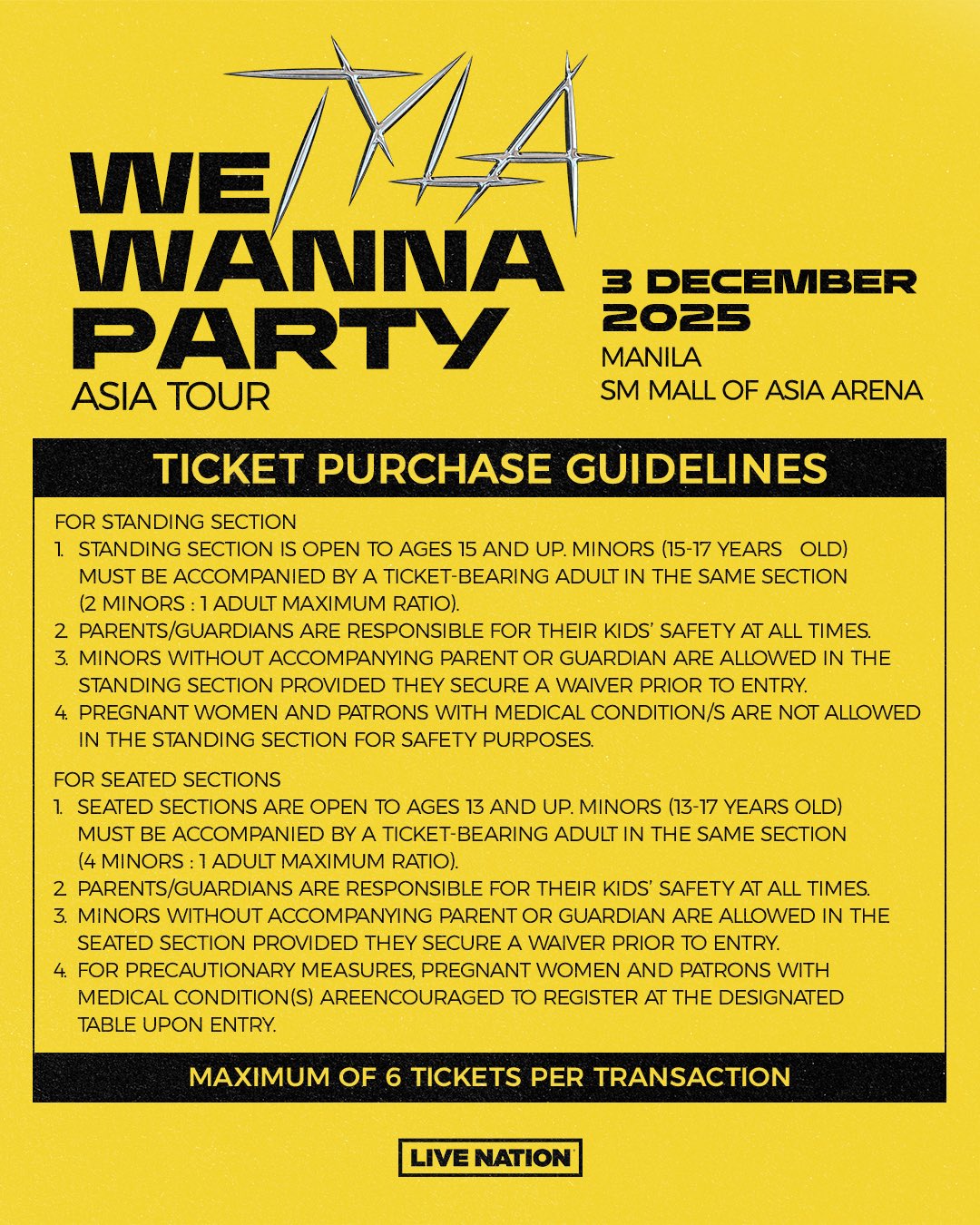 Tyla Live in Manila 2025: Ticket Prices and Seat Plan Anounced 3