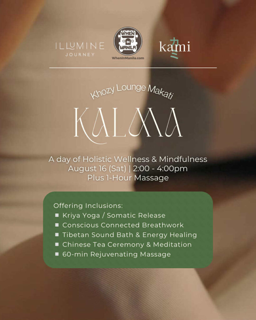 Find Your Stillness at KALMA: A Day of Holistic Wellness in Makati 1 KALMA