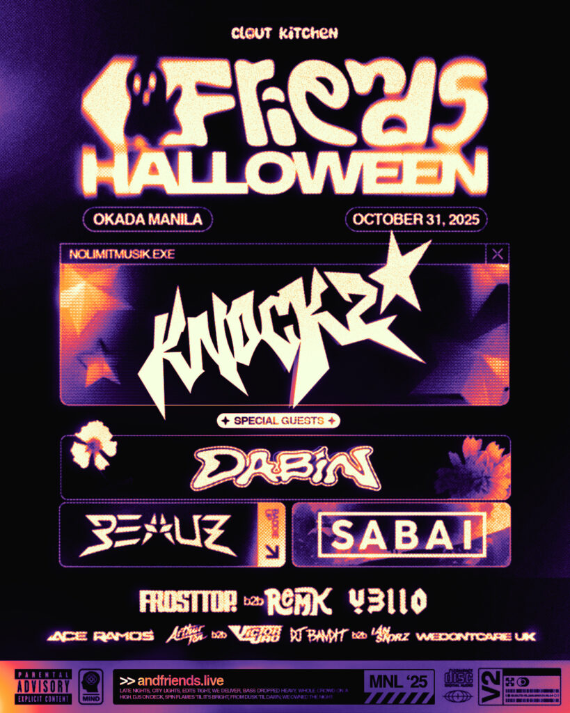 &FRIENDS Festival Returns for Manila’s Biggest Halloween Party at Okada Manila 1 Lineup Poster