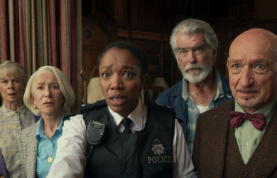 Scenes from the Thursday Murder Club on Netflix