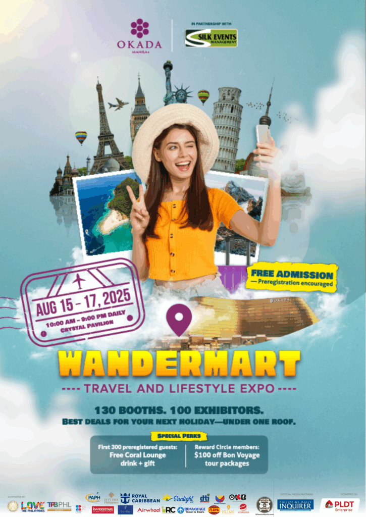 WANDERMART TRAVEL AND LIFESTYLE EXPO 2025 OFFCIAL POSTER