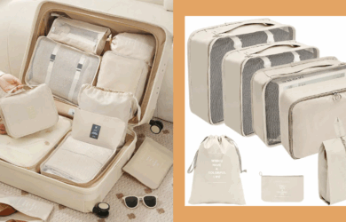 packing compression cubes for travel