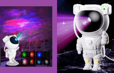 astronaut galaxy aura lamp decor