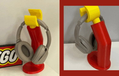 lego arm headphones stand holder