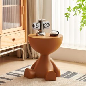 human shaped side table and storage