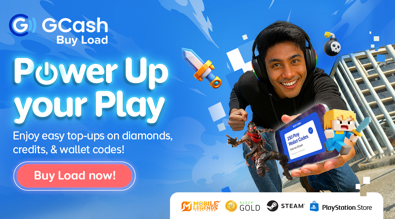 Here's How GCash Can Level Up Your Gaming Experience 3 GCash Power Your Play with GCash photo 1 BUY LOAD