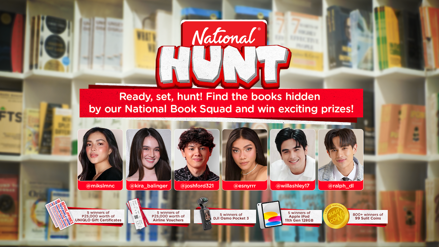 Hunt for Books With the "PBB: Celebrity Collab" Housemates and Win Huge Prizes 2 National Book Store PBB Collab