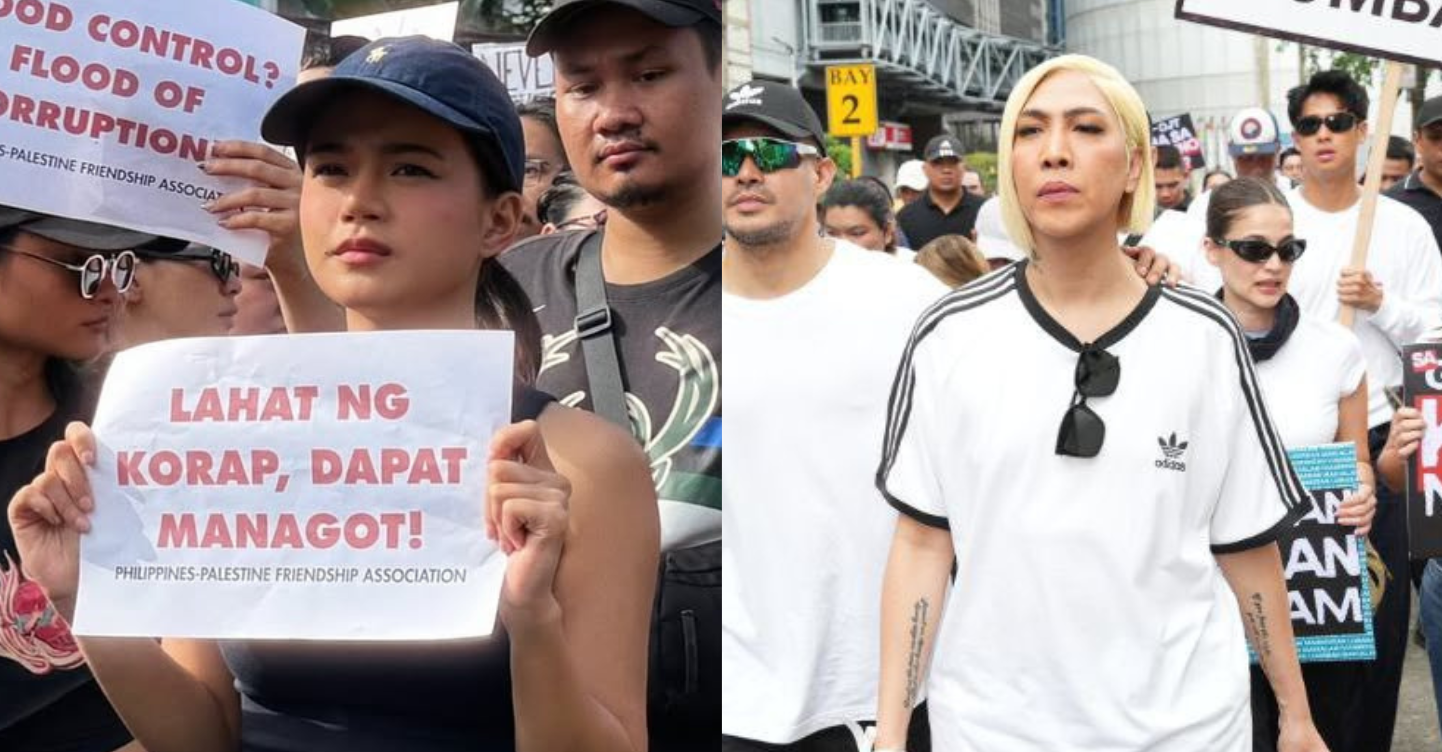 Maris Racal Vice Ganda Filipino celebrities at anti-corruption protests