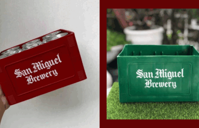 mini san miguel beer crate