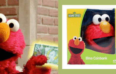 elmo coin bank