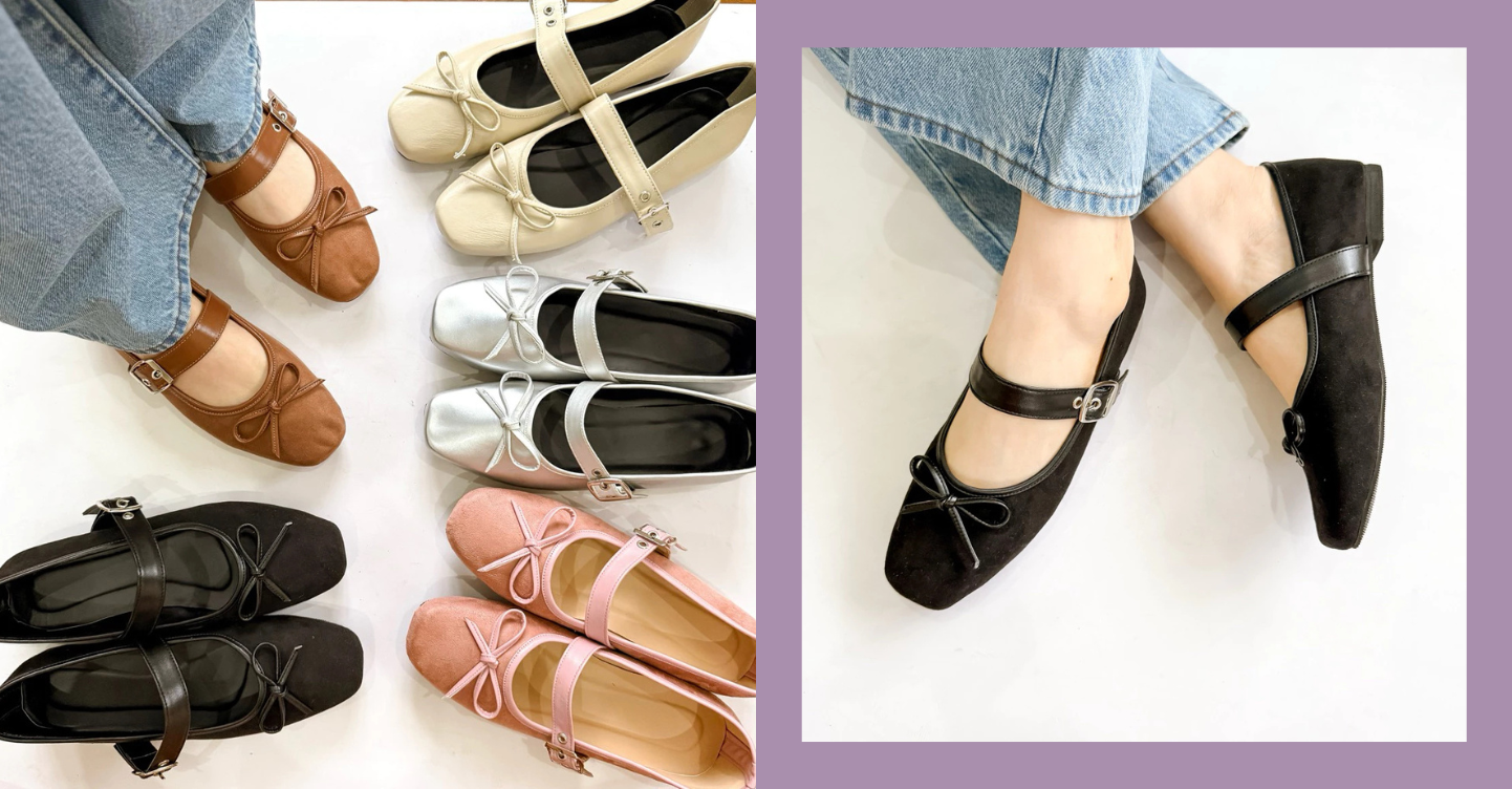 Step Into Style with These Single Strap Ribbon Mary Jane Doll Shoes