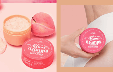 luxe organix bumbum cream and scrub combo