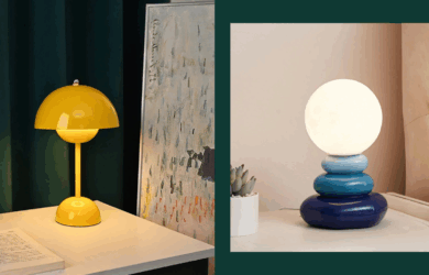 maximalist lamp home decor