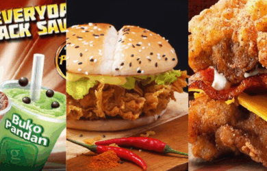 Discontinued fast food menu