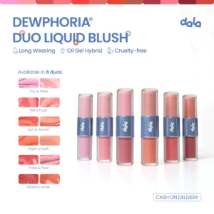 dala beauty dual ended blush local brand