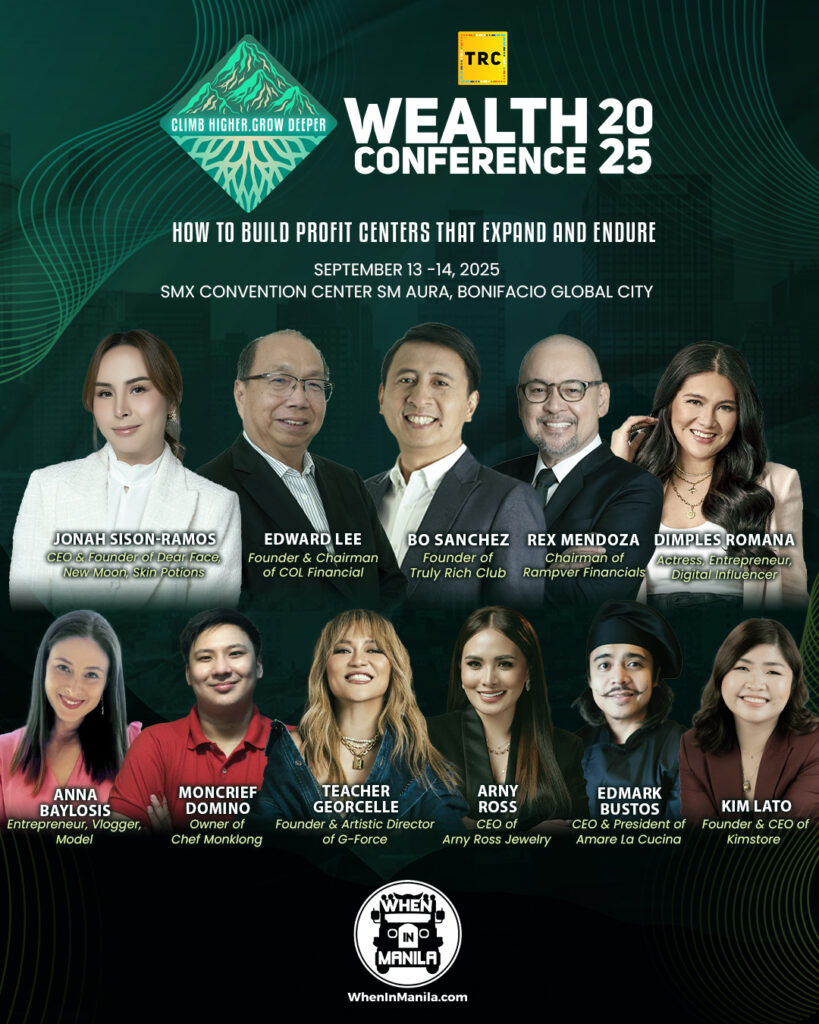 Wealth Conference 2025 Returns with Star-Studded Lineup 1 wheninmanila Wealthcon25 poster