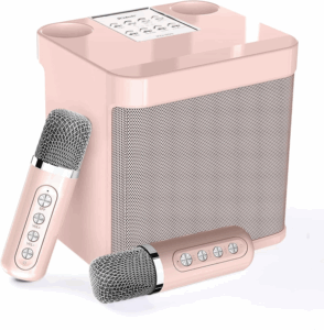 Mic Check: This Portable Karaoke Speaker Is the Party Starter You’ve Been Looking For 2 portable bluetooth karaoke speaker party essential