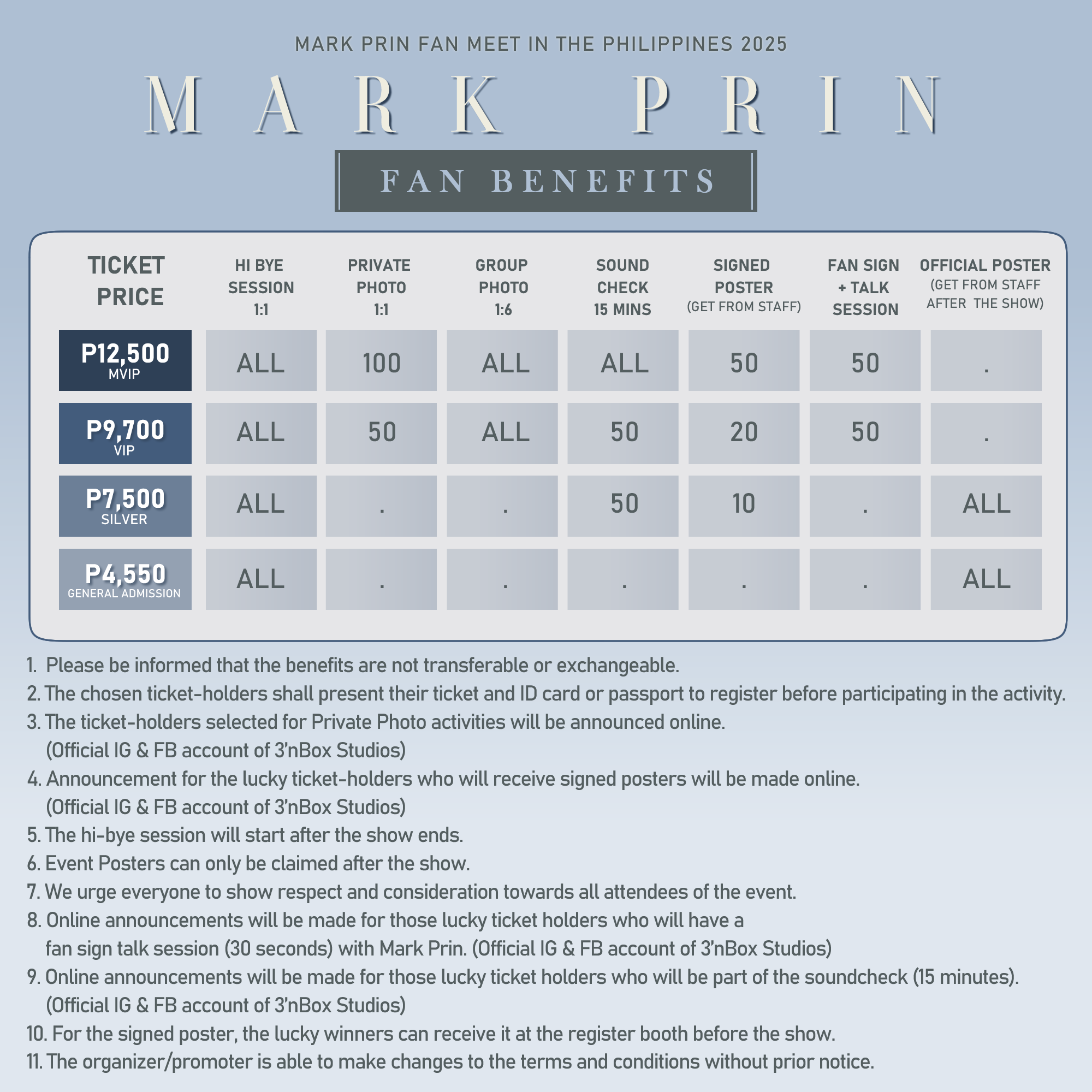 3nBox Studios Fan Benefits Dec 7. 1