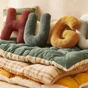 letter alphabet pillow bedroom decor minimalist shopee