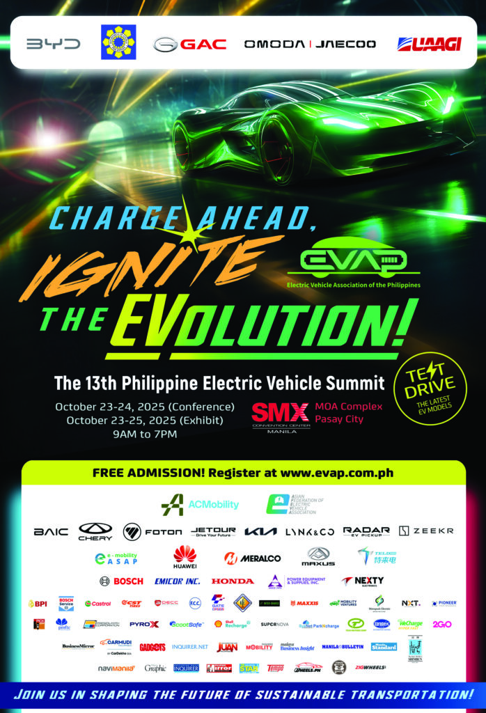 Philippine Electric Vehicle Summit 2025: Driving the Nation Toward a Greener Future 1 EV Poster