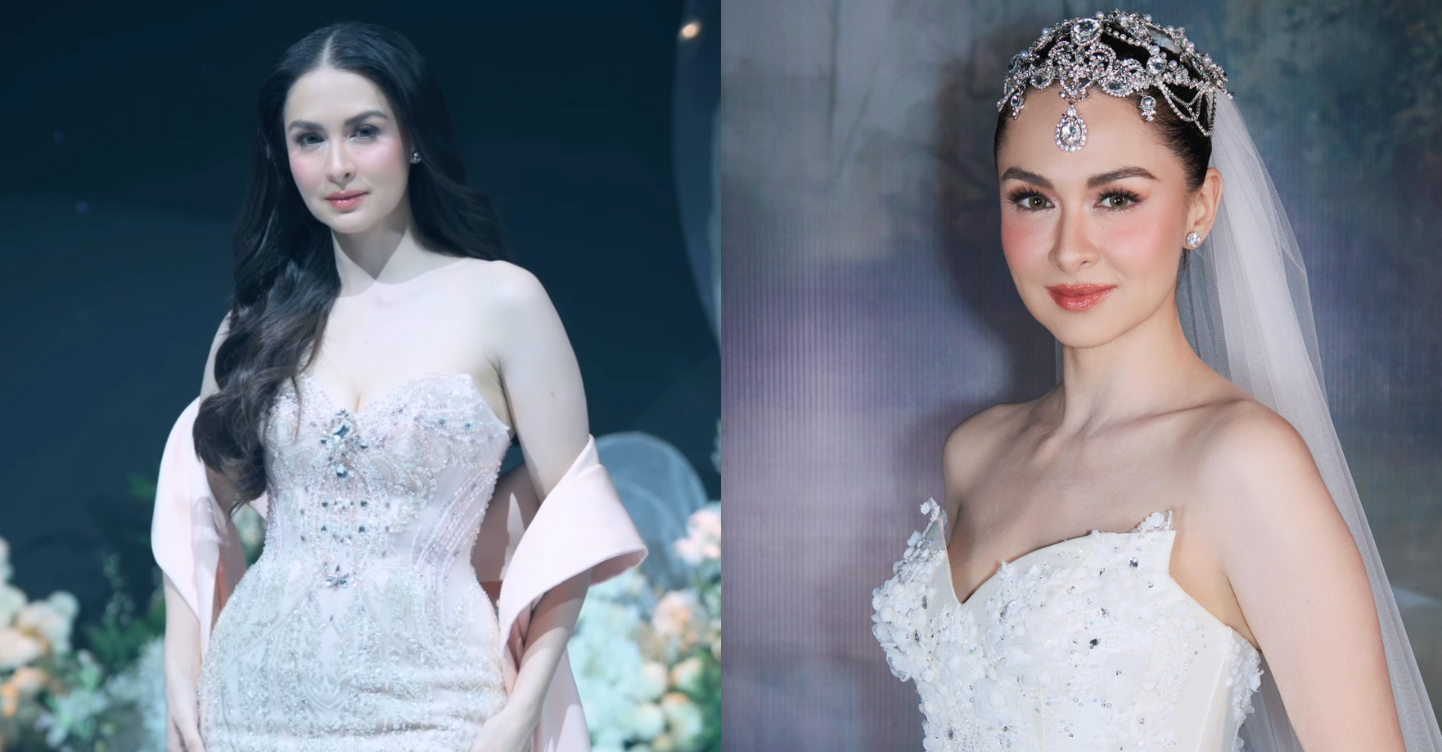 Dingdong Dantes Reacts to Marian Rivera’s Stunning Bridal Look at a Vietnamese Fashion Show 1 Marian Rivera and Hacchic Couture