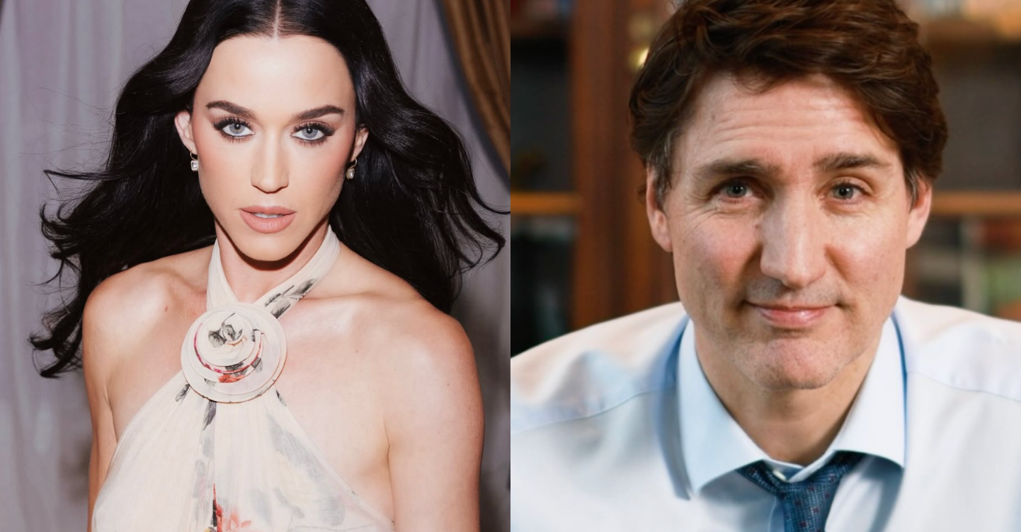 Katy Perry and Justin Trudeau 