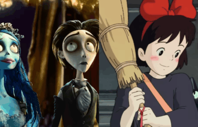 Corpse Bride Kiki's Delivery Service Animated Films for Halloween
