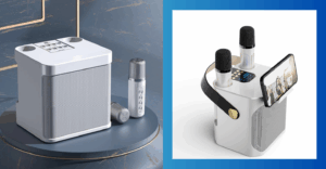 Mic Check: This Portable Karaoke Speaker Is the Party Starter You’ve Been Looking For 1 portable bluetooth karaoke speaker party essential