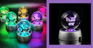 3D Pokémon Crystal Lamp merch collectors item