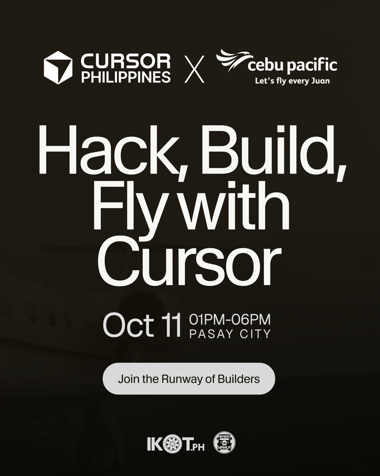 Cursor PH Partners with Cebu Pacific for Groundbreaking Tech Event 1 image 8