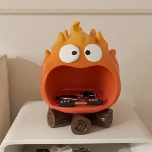 Bring Calcifer Home With This Trinket Storage Piece Inspired By Howl’s Moving Castle 2 calcifer trinket storage howls moving castle pen holder studio ghibli merch