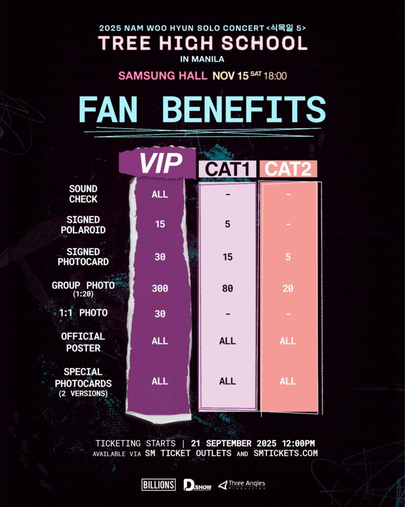 Nam Woo Hyun Brings 2025 “Tree High School” Concert to Manila 4 543436250 1210184991142774 7646469305953525066 n