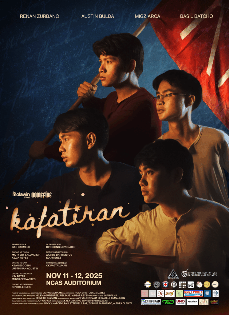 Kafatiran Returns to the Stage Under The Molawin Stage’s “Homefire” Season 1 KAFATIRAN Poster w Partners