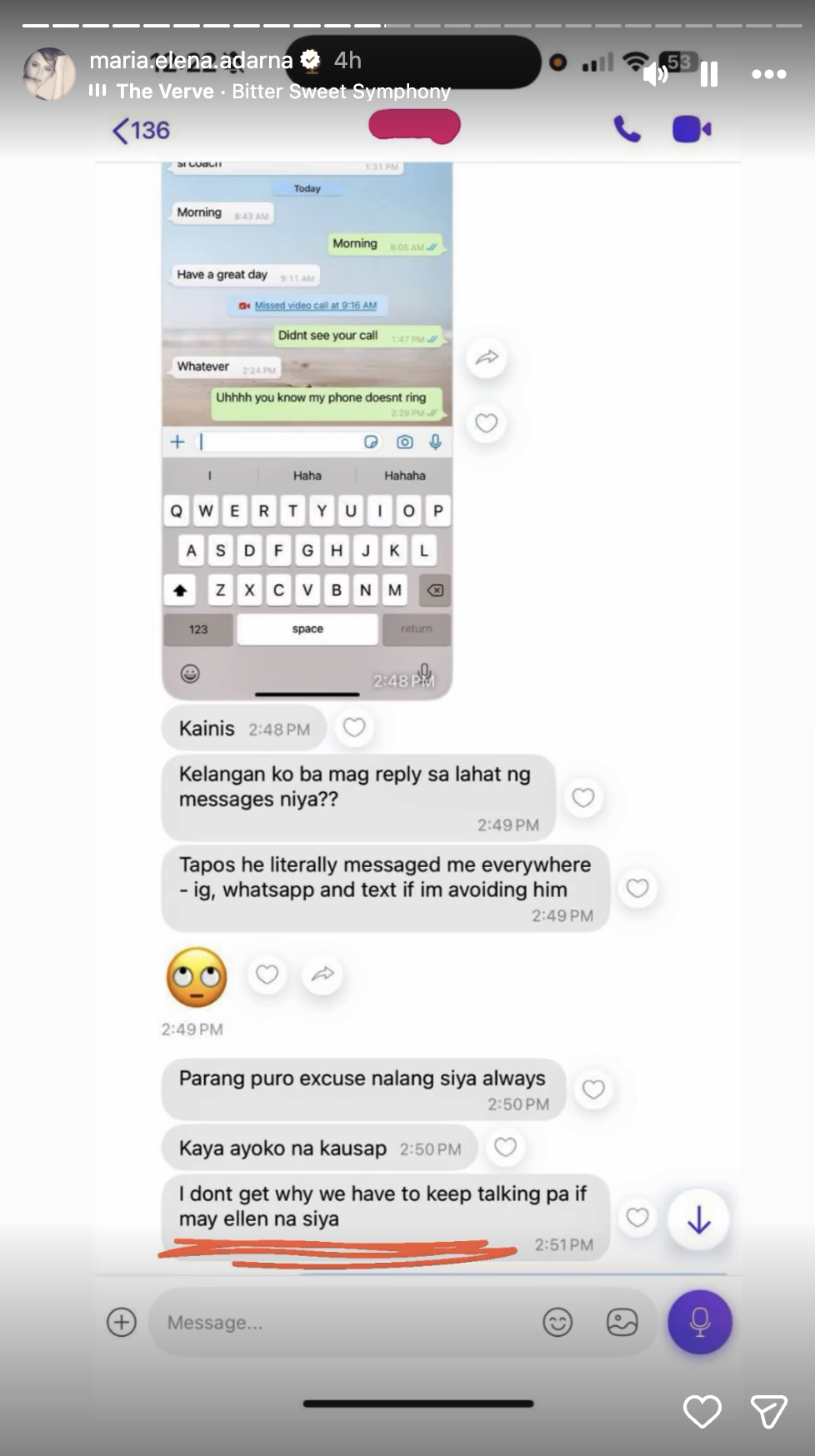 Ellen Adarna on Derek Ramsay's Alleged Infidelity: "The audacity" 4 Screenshot 2025 11 17 at 1.42.57 PM 1