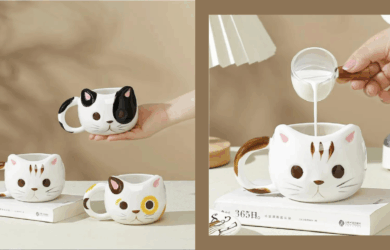 ceramic cut mug aesthetic kitchen finds shopee