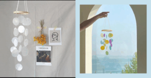 LOOK: This Capiz Shell Wind Chime Brings Seaside Charm to Any Space 1 capiz wind chime coastal room decor home finds