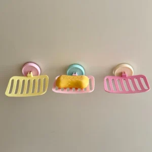 Bathroom Refresh? Start with These No-Drill Pastel Soap Holders 2 pastel soap holders minimalist aesthetic bathroom home finds