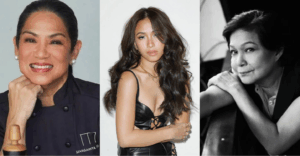 From L-R: Margarita Forés, Emman Atieza, and Nora Aunor