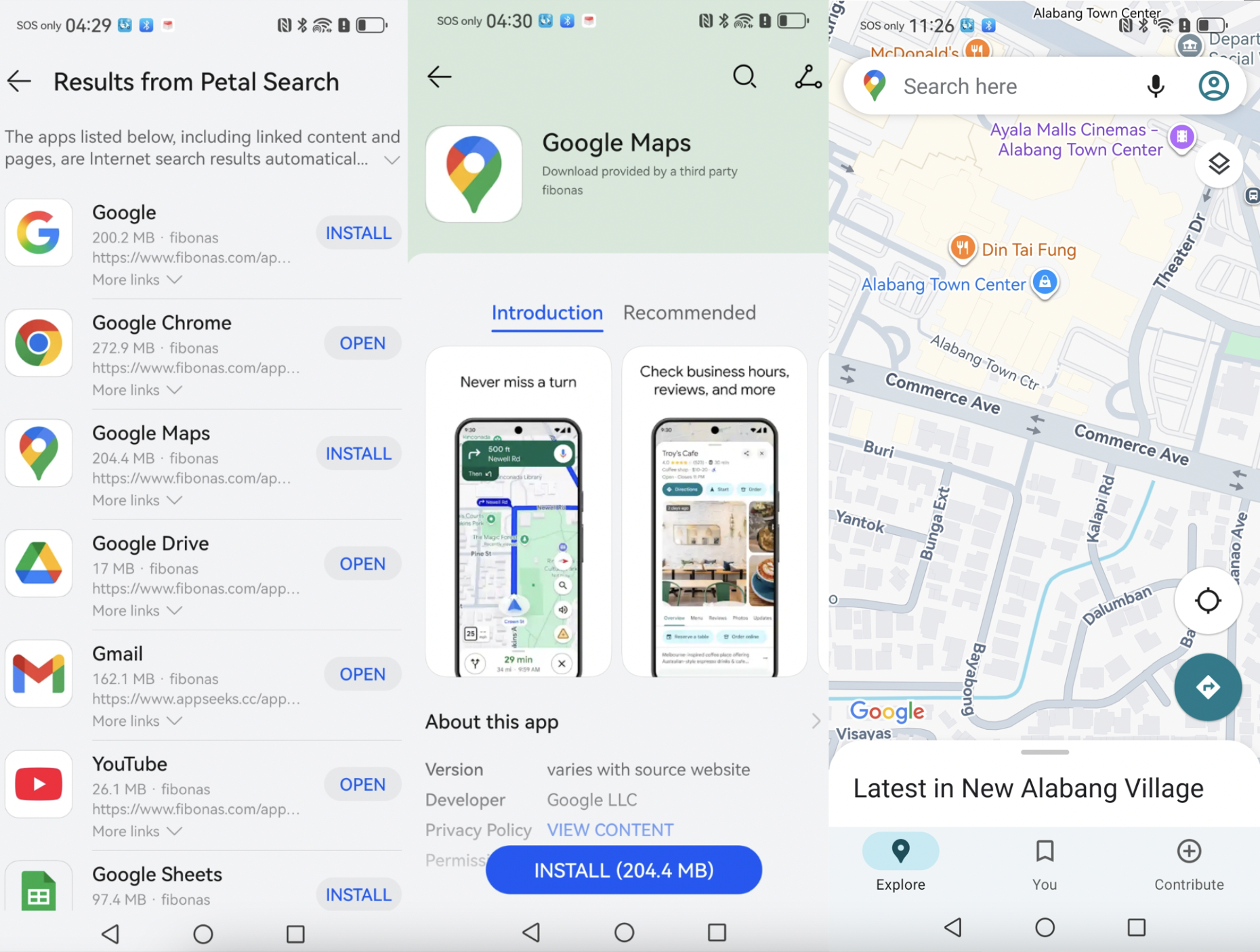 HUAWEI AppGallery Google