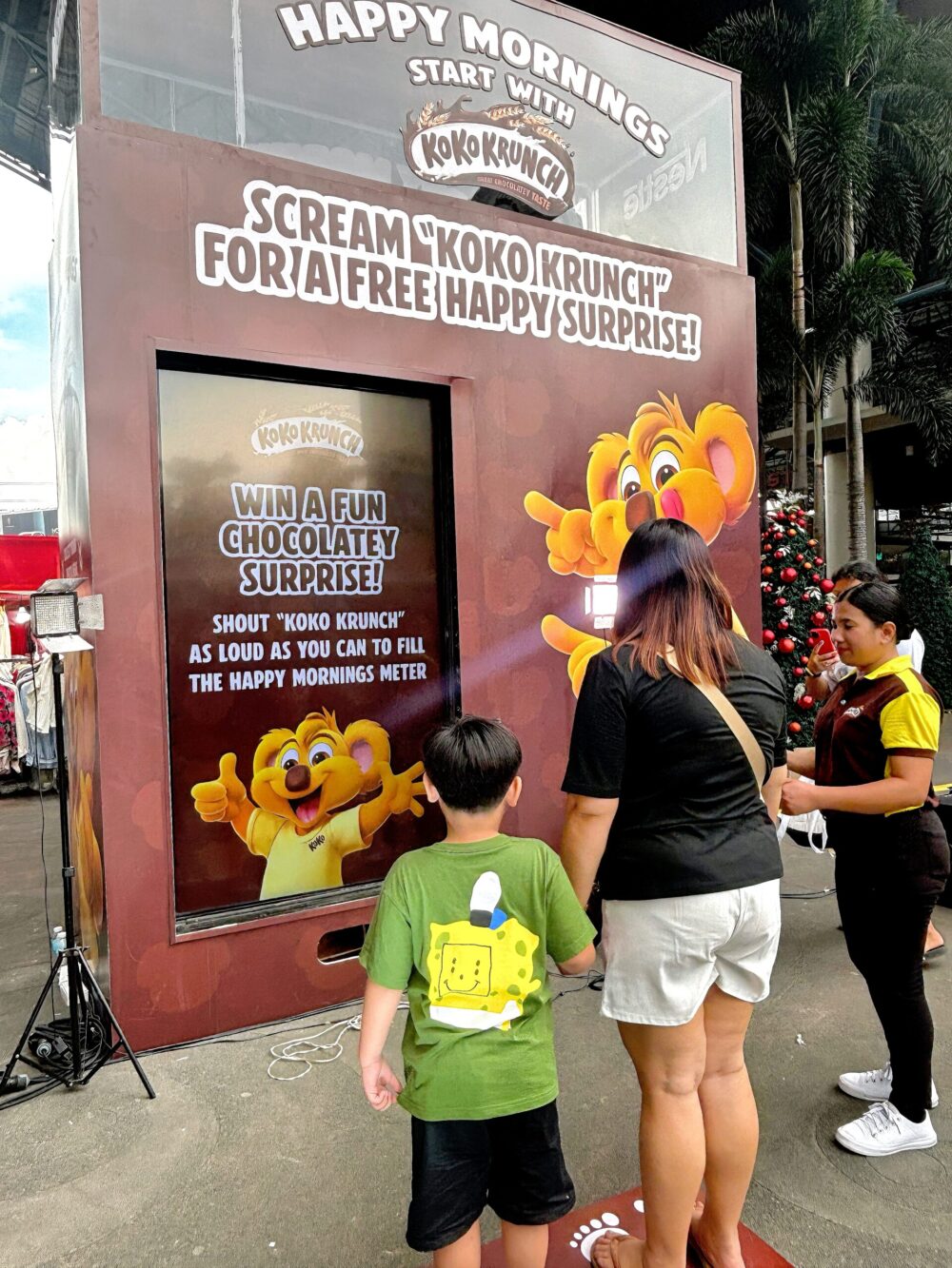KOKO KRUNCH's Happiness Ball Quest: Serving Up Smiles and Fun at Market Market! 4 KOKO KRUNCH Scream
