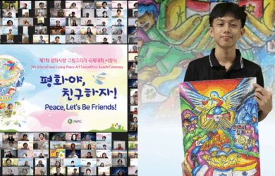 Filipino Student Wins Gold in Global IWPG Art Contest Highlighting Youth Voices for Peace