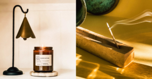 Home 7 Urganiqa scented candles and incense sticks