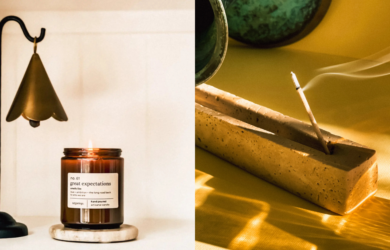 Urganiqa scented candles and incense sticks