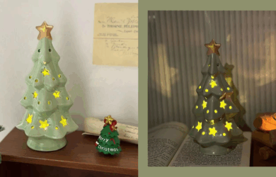 Light Up the Season with This Cute Christmas Tree Star Night Light